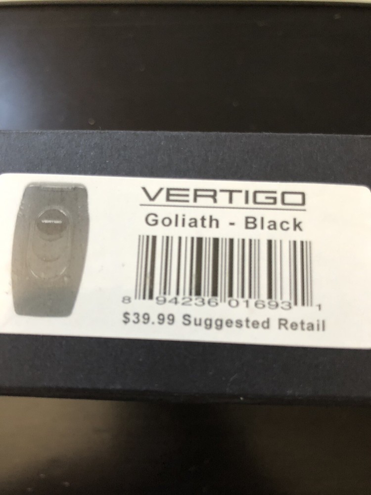 Vertigo Goliath Quad Flame Table Lighter - Black - New