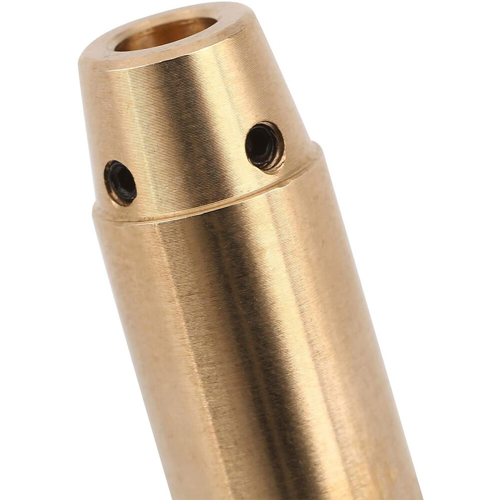 CAL 9mm Red Laser Bore Sight Brass Cartridge Bullet Shap Boresighter 6 Batteries