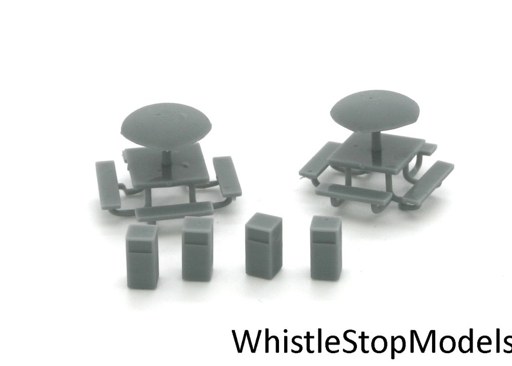 N Scale Shrimp Bucket Restaurant