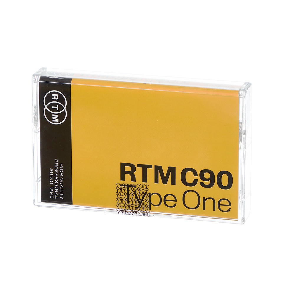 RTM Blank Cassette - C90 Type One Blank Audio Cassette (HHV Bundle) Yellow