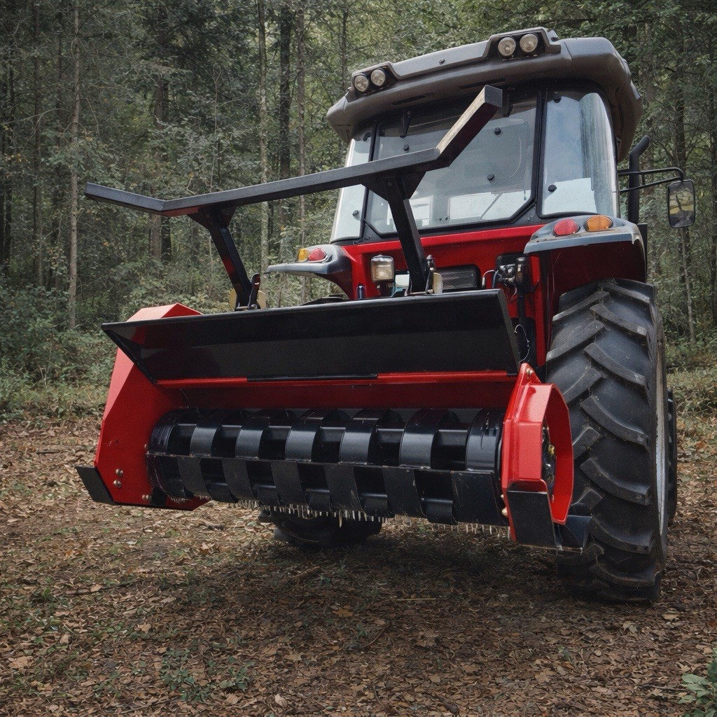 Mulcher Attachment PTO Powered For Tractor- Customizable In Two Different Sizes