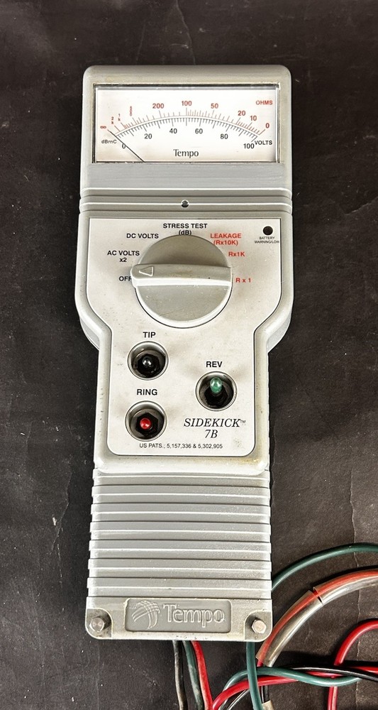 Tempo Sidekick 7B with Case & Owner’s Operating Course Manual