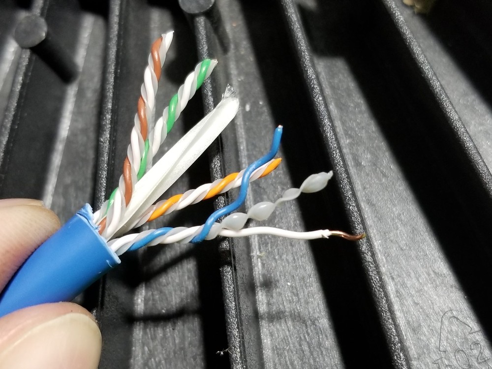 Commscope CS44R Cat6A U/UTP Network Ethernet 10G 10Gig Cable Riser Blue /100ft