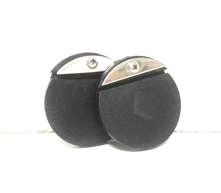 TH Marine Flapper Scupper Repair Kit for Boat Scupper 1-3/4" Black Cover (Pair)