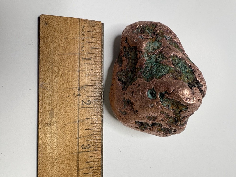Pure Solid Native Michigan Float Copper Mineral Display Specimen Upper Peninsula