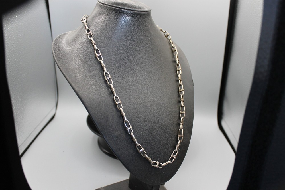 Sterling Silver Link Necklace