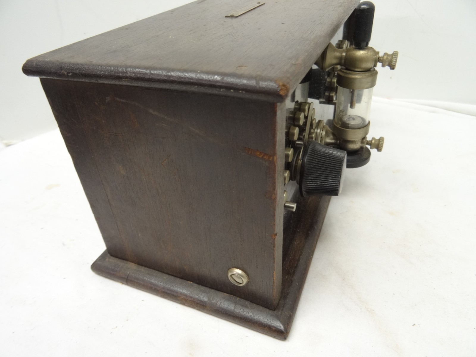 generalfone crystal radio rare with head phones