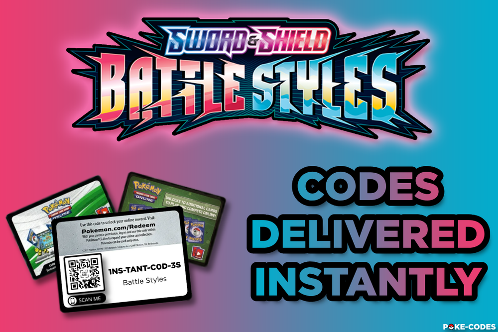 Pokemon - Battle Styles TCG Code Cards - INSTANT DELIVERY
