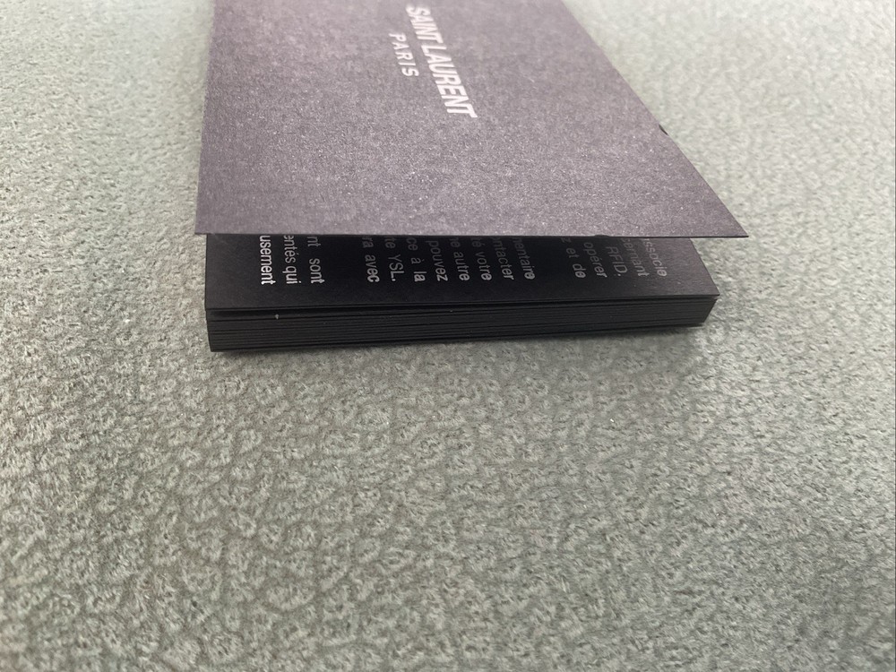 Saint Laurent Paris Packaging Booklet Authentic Insert Booklet