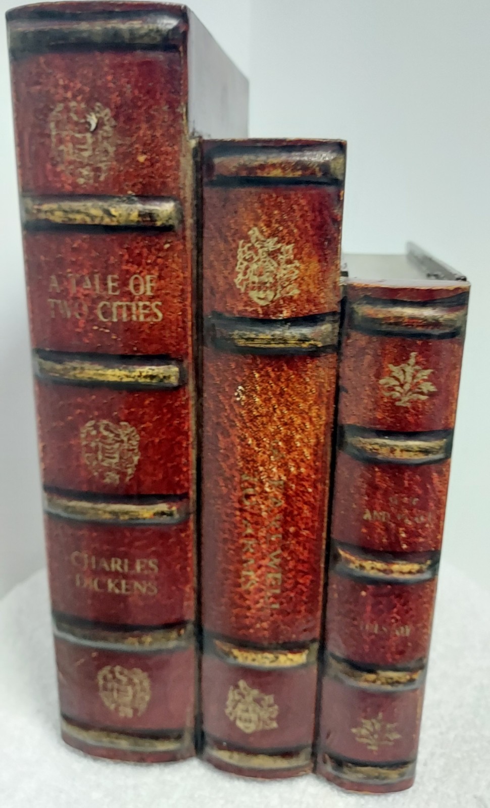 Vtg Faux Book Hidden CD Storage Secret Compartment Box Decorative Home Decor