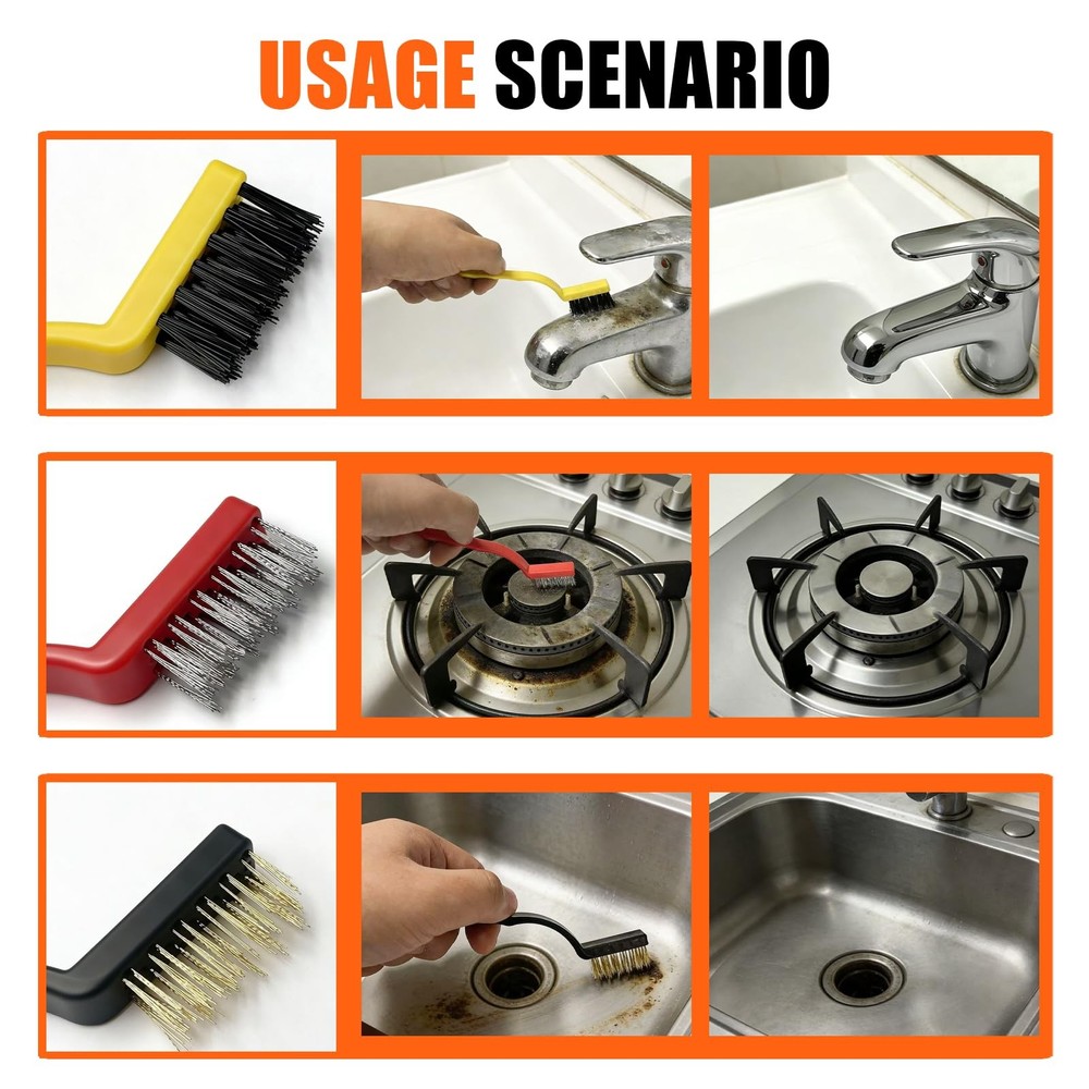 Feoqibu 7 Pack Razor Blade Scraper Tool, Scraper, Paint Black