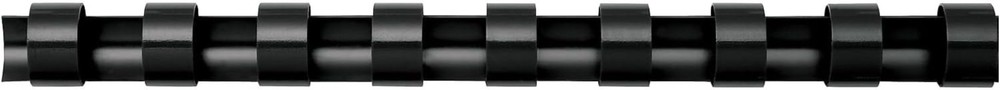 52326 Plastic Binding Combs - Round Back, 1/2 Inches, 90 Sheets, Black, 100 Pack