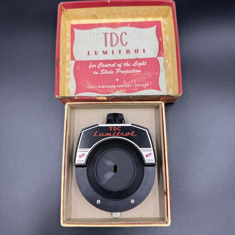 Vintage TDC Lumitrol Light Control Attachment for Slide Projectors