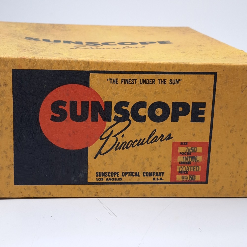 AS/IS EMPTY Vintage Sunscope Binoculars BOX Replacement
