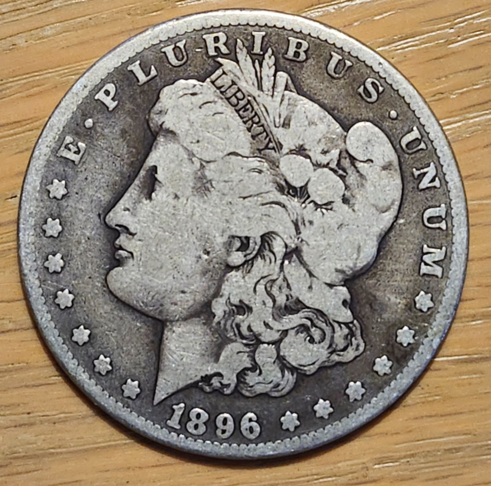 1896 S  MORGAN 90% SILVER