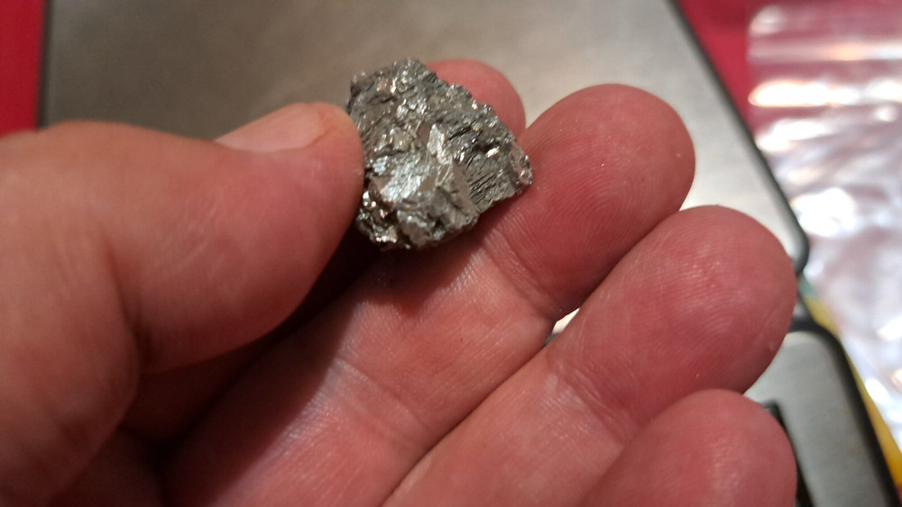 Antimony Metal Element - Irregular Chunks - 99.77% - 30 Grams - 1 oz.