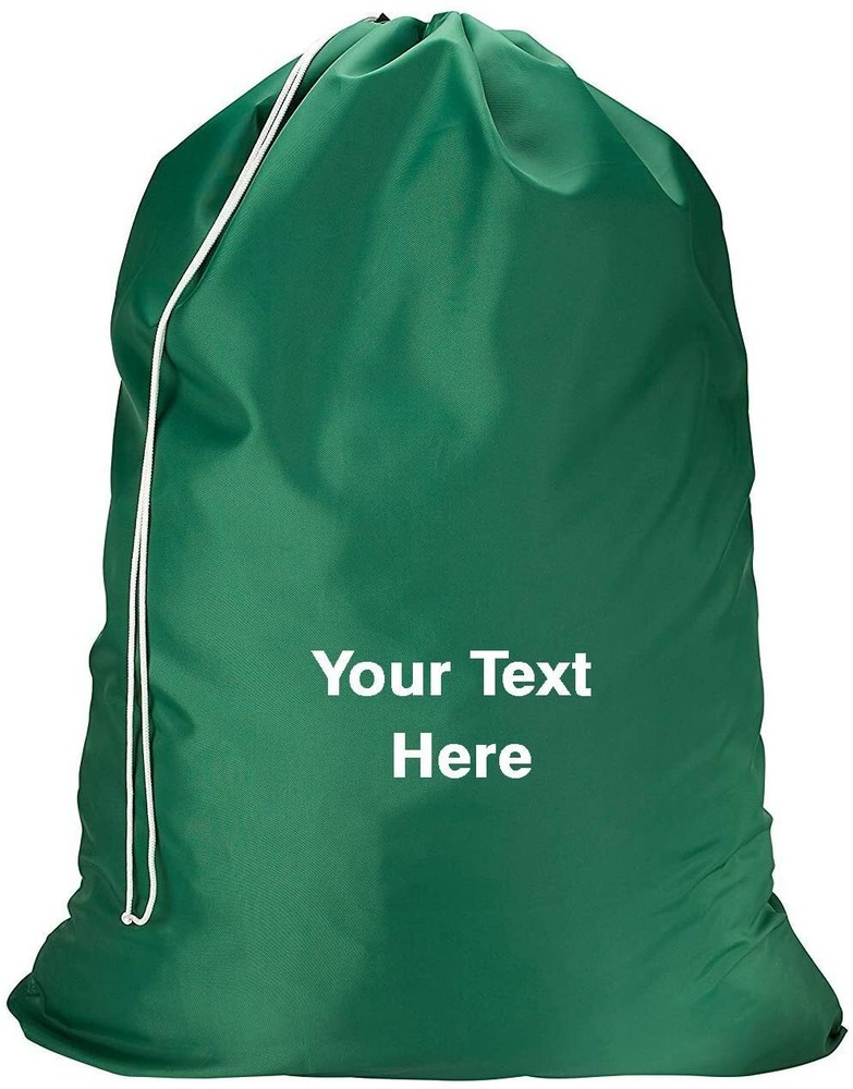 Gilbin Personalized Nylon Laundry Bag - Locking Drawstring Closure
