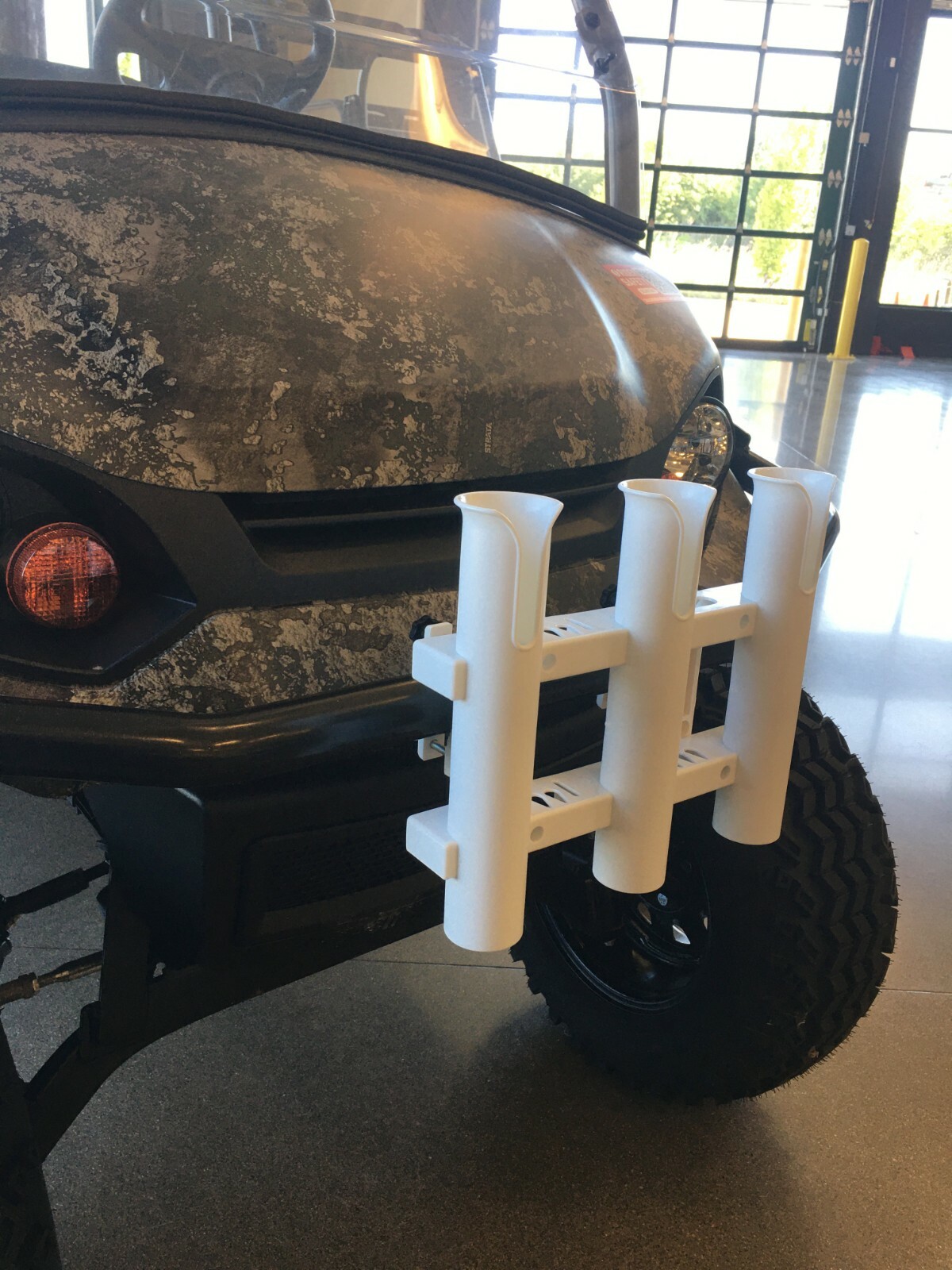 Fishing Rod Holder CLAMP2 Pontoon, ATV, UTV, Golf Cart, SeaDoo Switch, Surf Cart