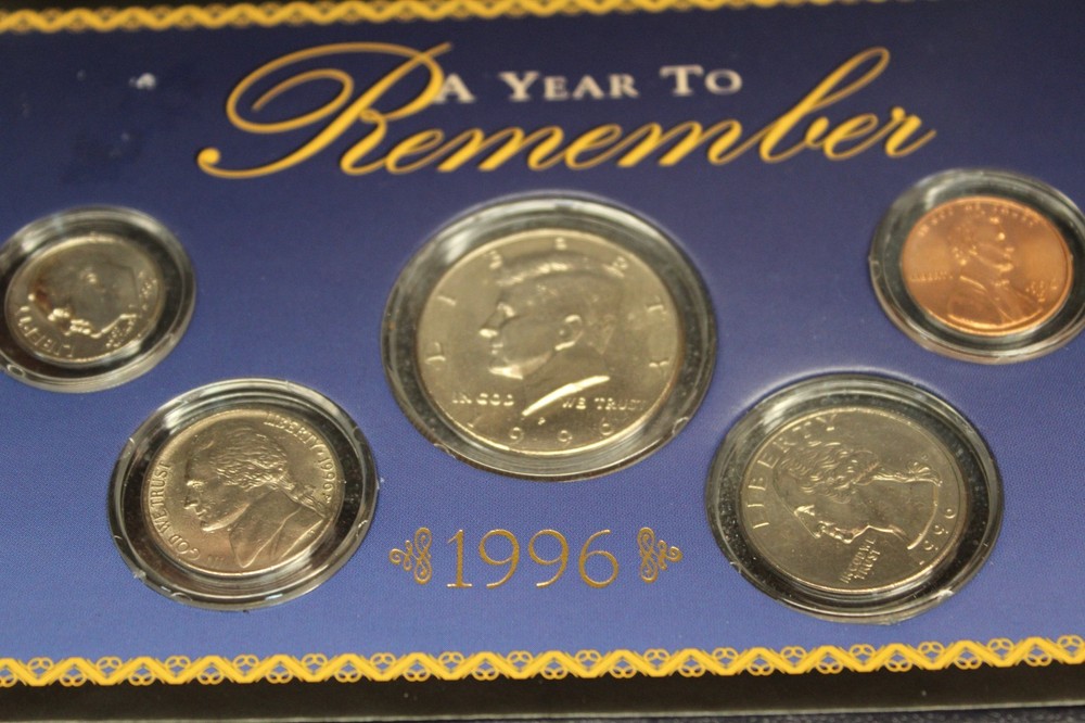 1996 A Year To Remember 5 Coin Set