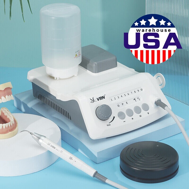 LED Dental Ultrasonic Piezo Scaler Handpiece Bottles Fit EMS Cavitron VRN-A8 US