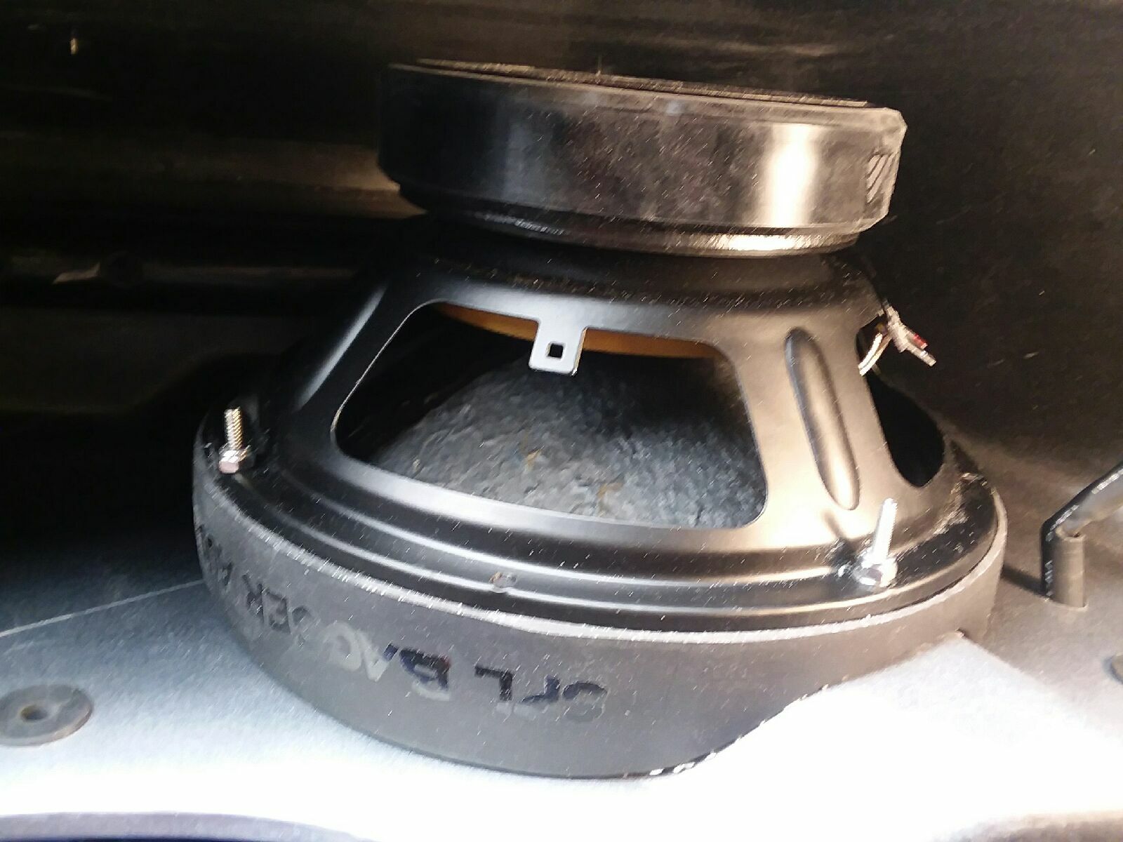 10" Harley Saddlebag MID-MOUNT Speaker Ring Adapters w/GRILLS 2014-2023