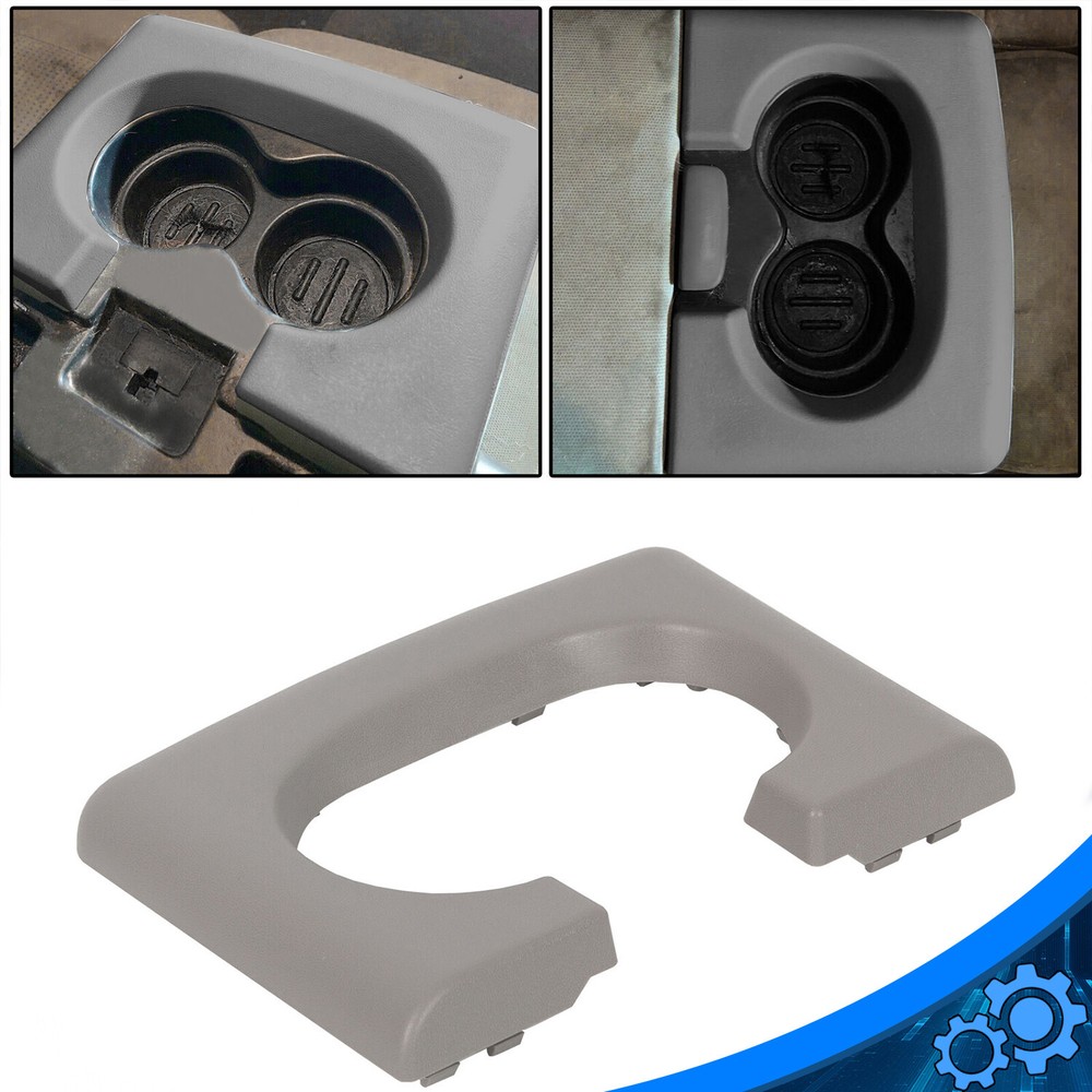 For Ford F150 04-14 Center Console Cup Holder Armrest Pad Replacement Light Grey