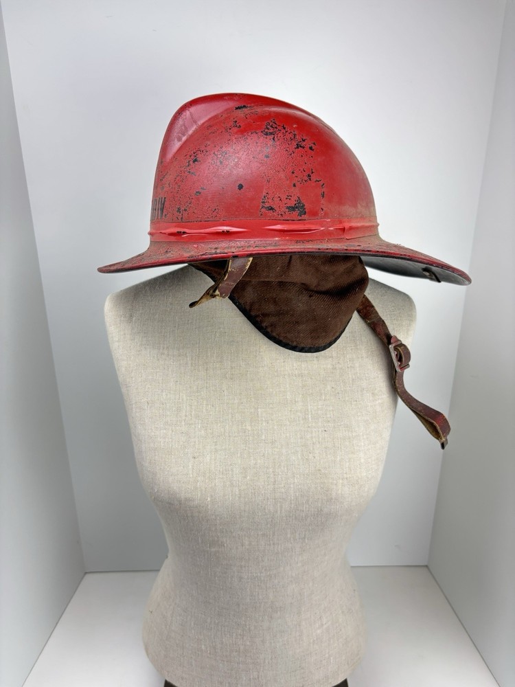 Vintage Firefighter Helmet – ARSON DIVISION – Composite Shell – Mid-Century