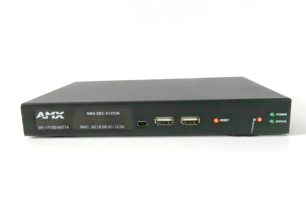 AMX   Video Over IP Decoder Model: NMX-DEC-N1233A