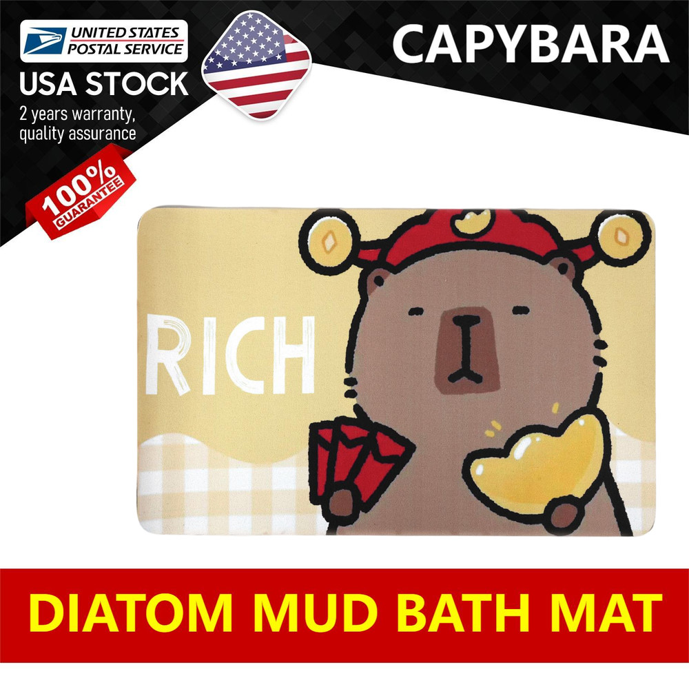 Absorbent Bath Mat Magic Rug, Quick Drying Mat Magic Bath Mat Non-Slip Floor