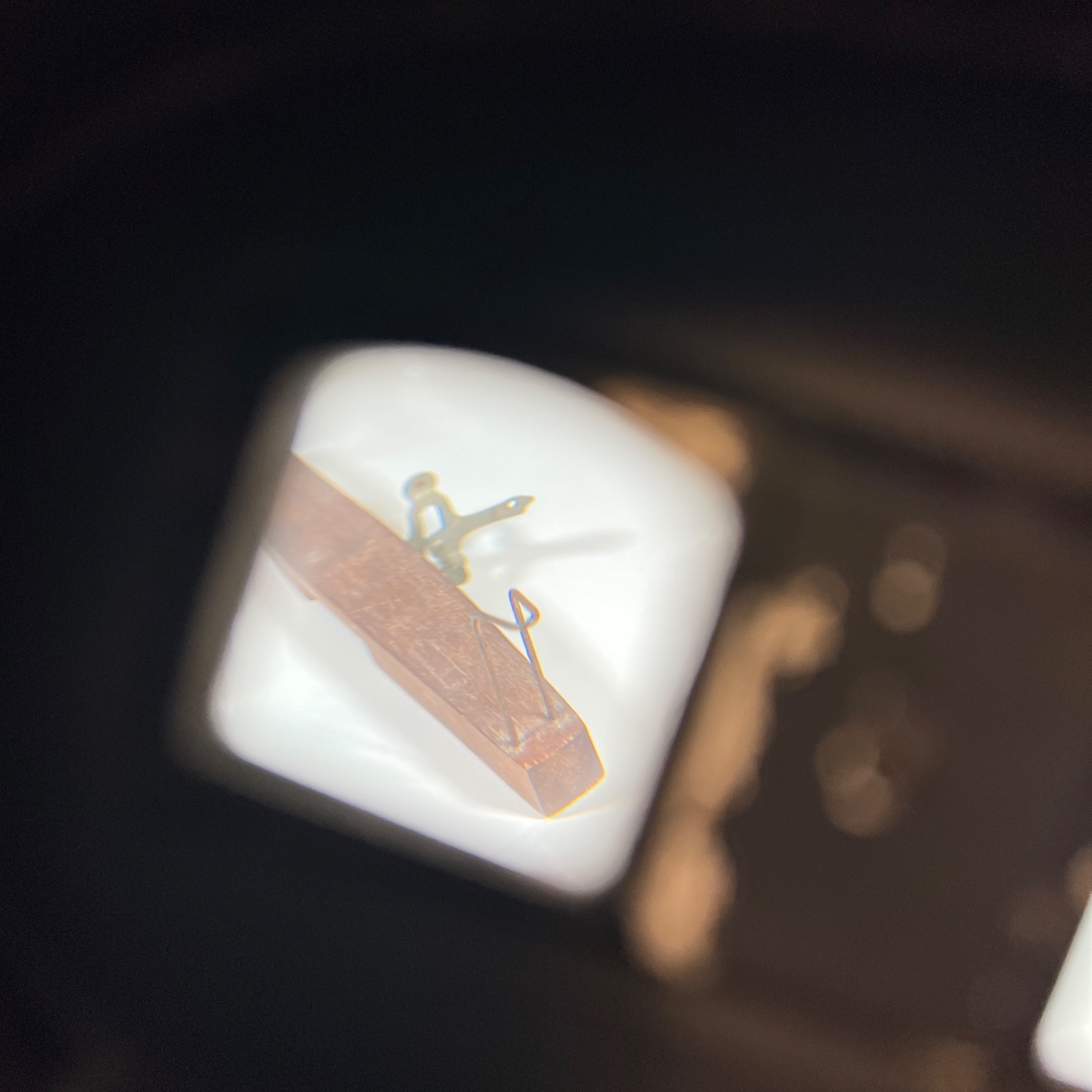 Antique Monarch Stereoscope Viewer Dr Wells Meyrowitz – Card Holder Missing Nail