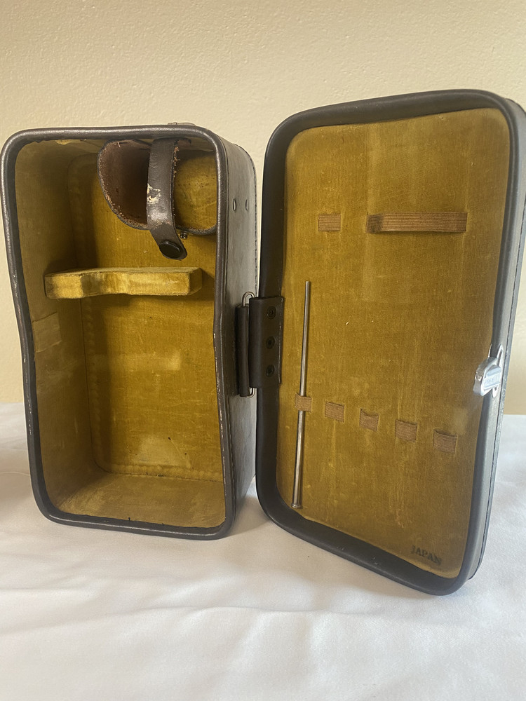Vintage Microscope with Case