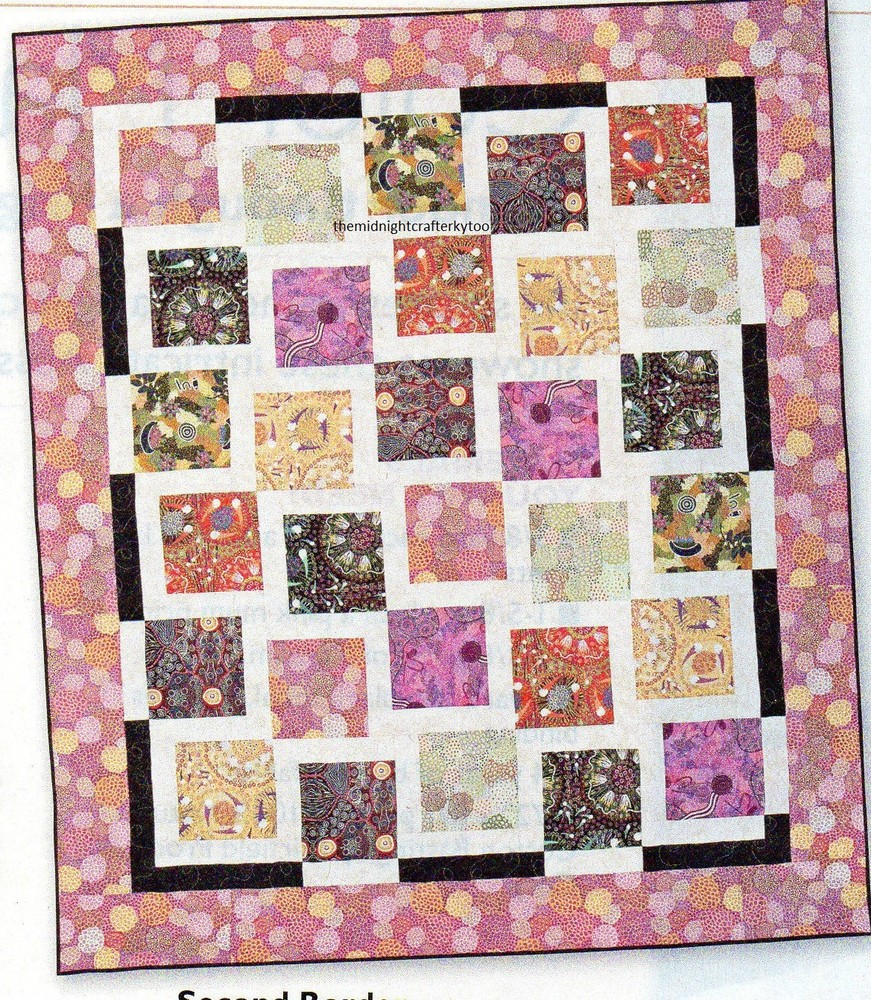 Color Maze Quilt Pattern Pieced CT