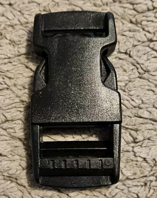 Plastic Clip And Buckle Small 2 Inches Black