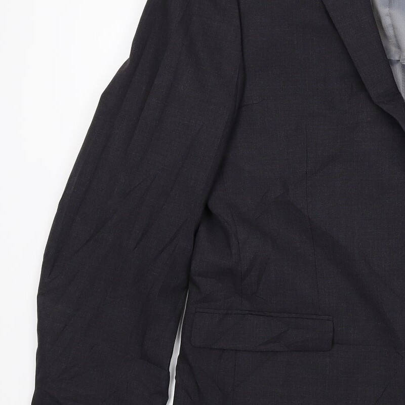 NEXT Mens Grey Wool Blend Blazer Size 42