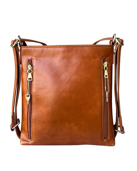 Wax Leather Satchel/Backpack