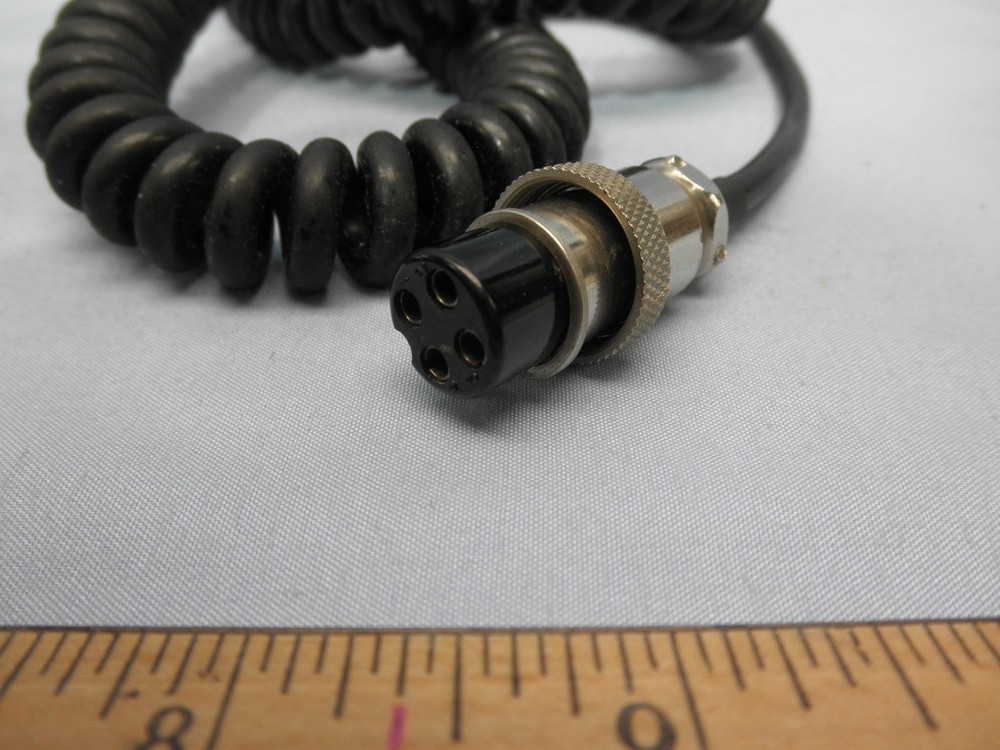 Exceptional Astatic Silver Eagle D-104 Microphone Amplifier & 4-Pin Plug TestedB