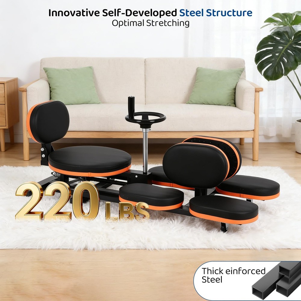 Leg Stretcher,220lbs Heavy Leg Stretch Machine,200° Adjustable Split Machine ...