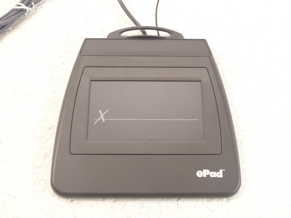 Interlink Electronics ePad USB Signature Capture Pad #54-65885 w/ Stylus Nice!