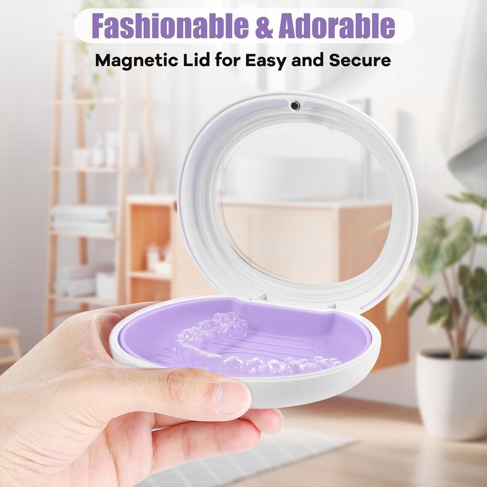 Retainer Case,Aligner Case,Compatible with Invisalign,Aligner,Contain Remover...
