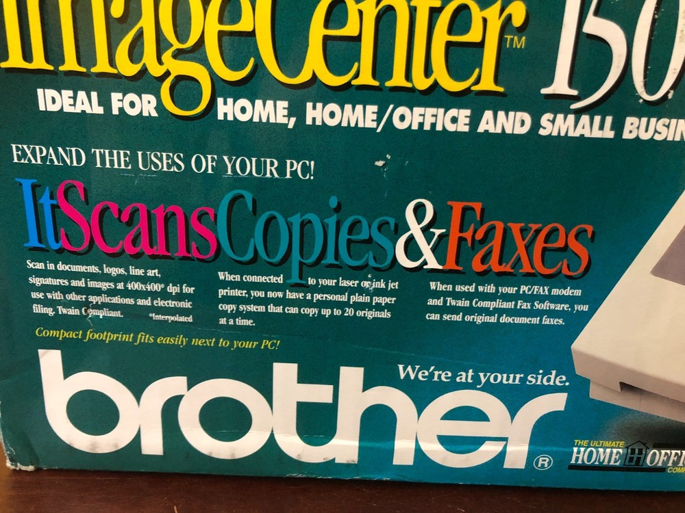 Vintage Brother ImageCenter 150ocr Multi-Function Image Scanner Copier Faxer NOS