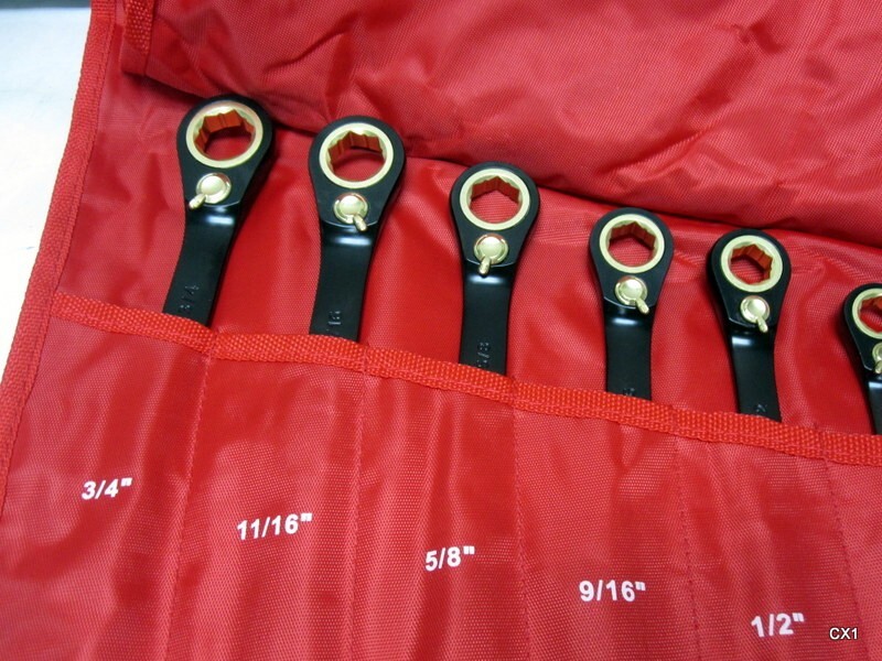 STARWORK 8482 20 Pc. Reversible Ratcheting Combination Wrench Set