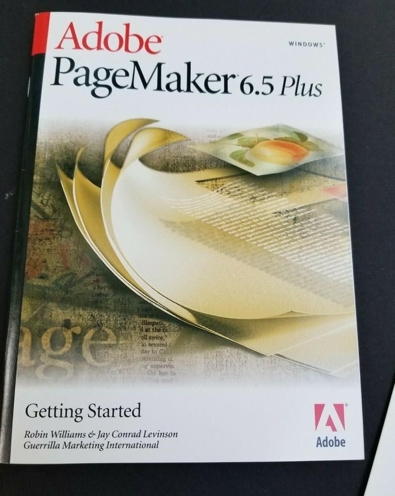 Adobe Pagemaker 6.5 Plus Windows User Manuals NO DISKS