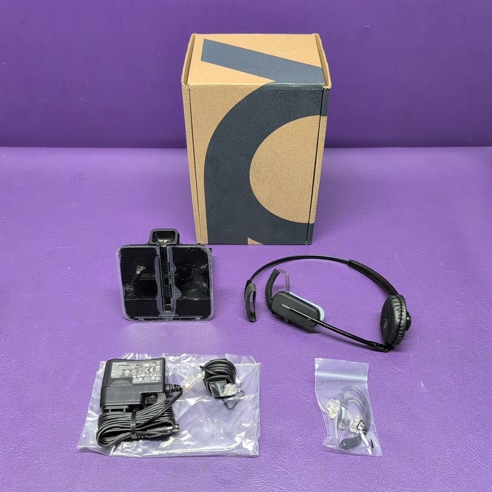 Plantronics Convertible Wireless Headset w/ Base CS540
