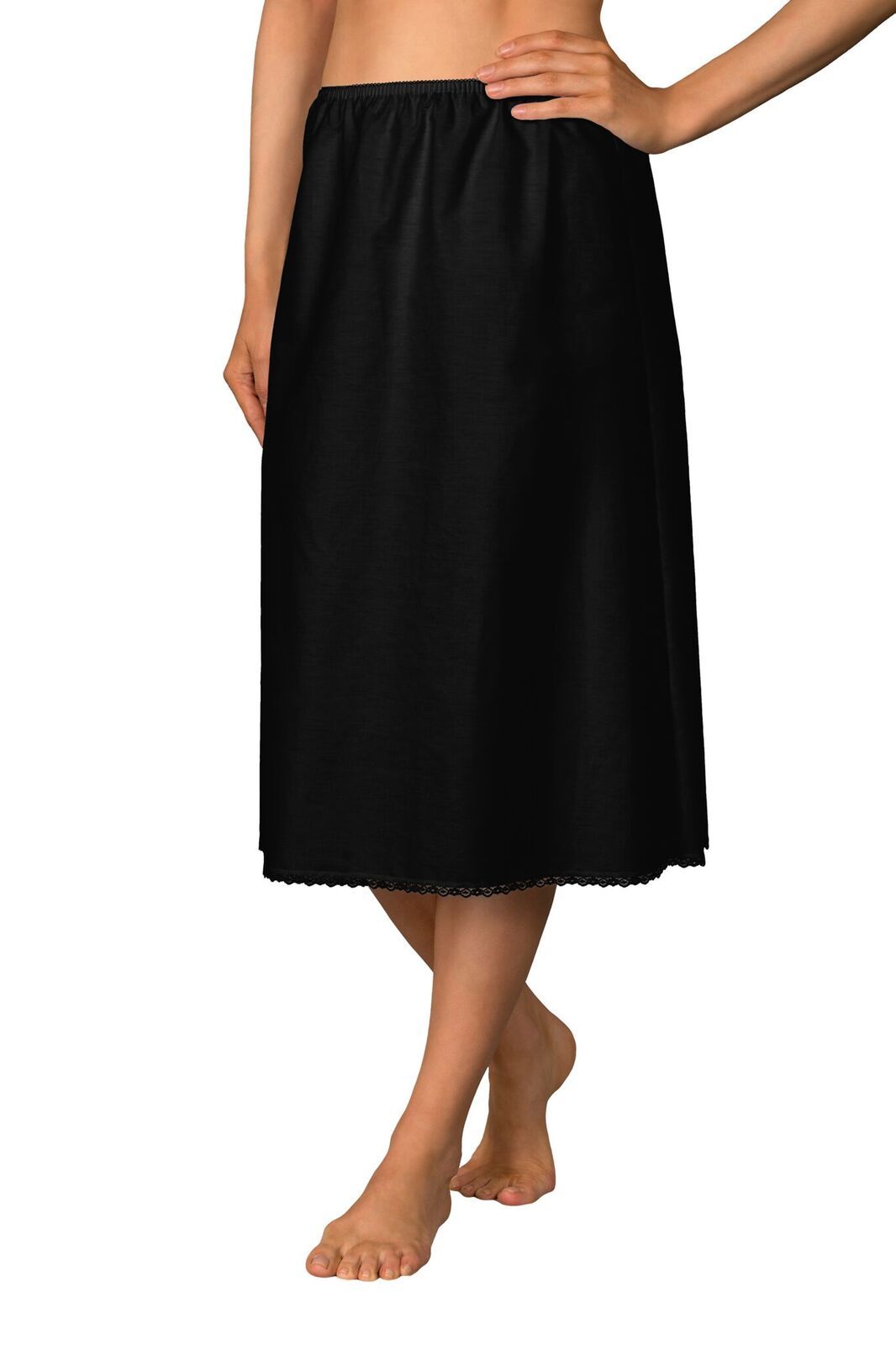 Shadowline Lingerie Nylon Flare Half Slips 30" long Style 47116 Small-Large Nude