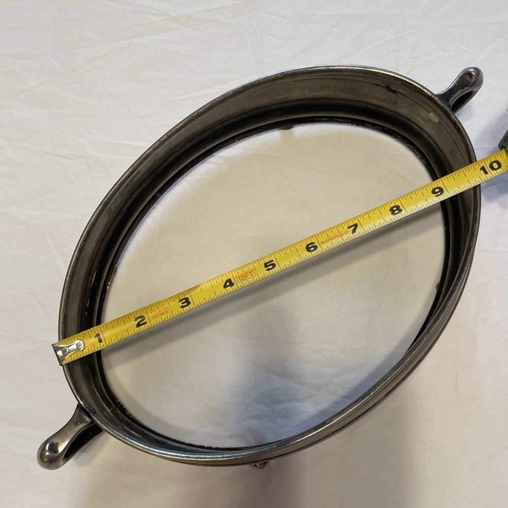 Sliver Plated Footed Oval Casserole Holder