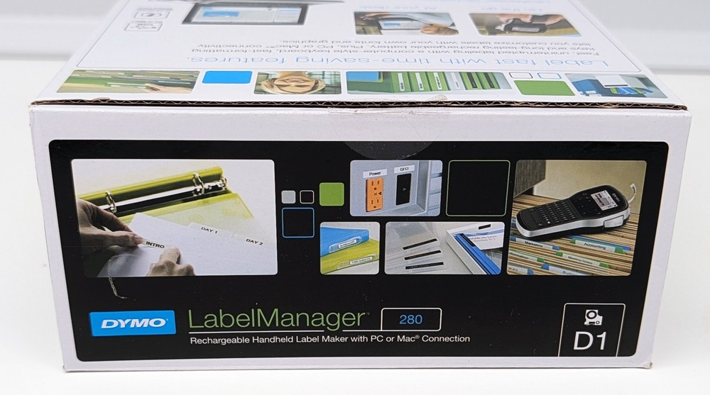 DYMO LabelManager 280 (Rechargeable Handheld Label Maker / PC & Mac Connectable)