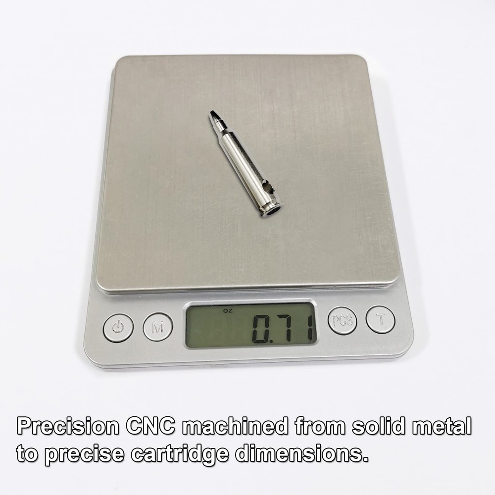 Angeebin Training Snap Caps for Dry Fire Dummy Rounds Silvery