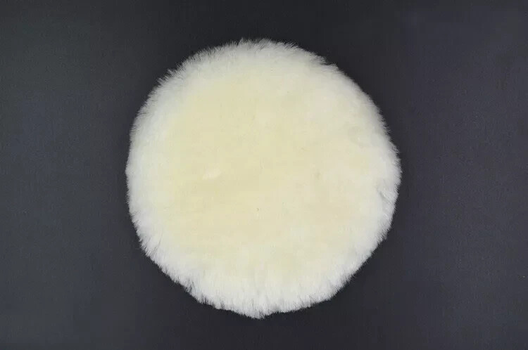 4 PCS Universal 6" Polishing Wool Pad With Hook and Loop New
