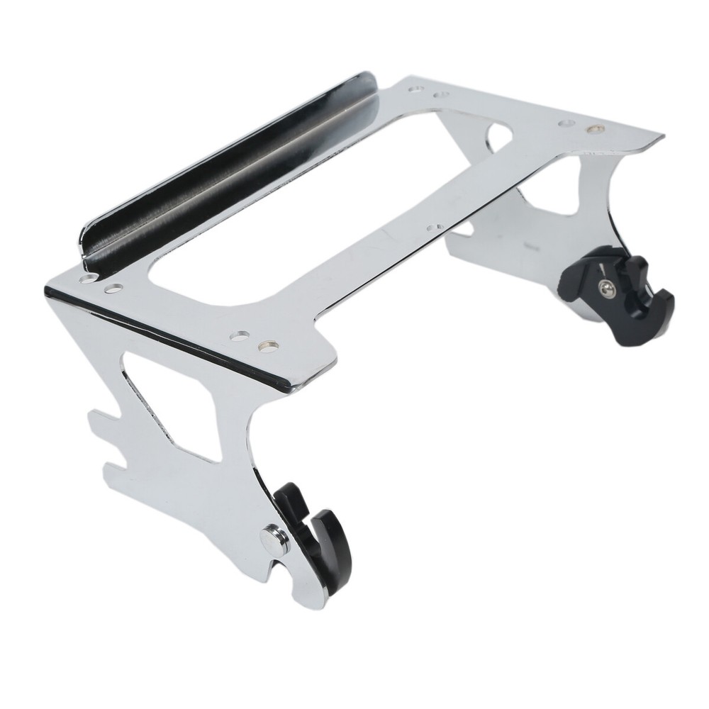 Fit For Harley Road King Chrome Two-up Trunk Rack Mount + Docking Kit 97-08