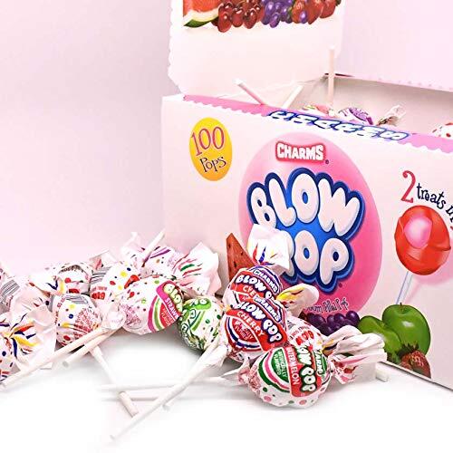 Charms Blow Pops, Assorted Flavors, 100-Count Box (8138)